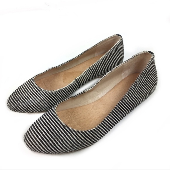 These Dr. Scholl's women's calf hair striped flats - Picture 5 of 8